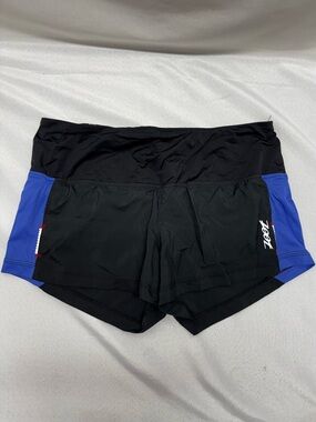 ZOOT Shorts Women's Size L Black Athletic Running Swimming Lined W Pockets